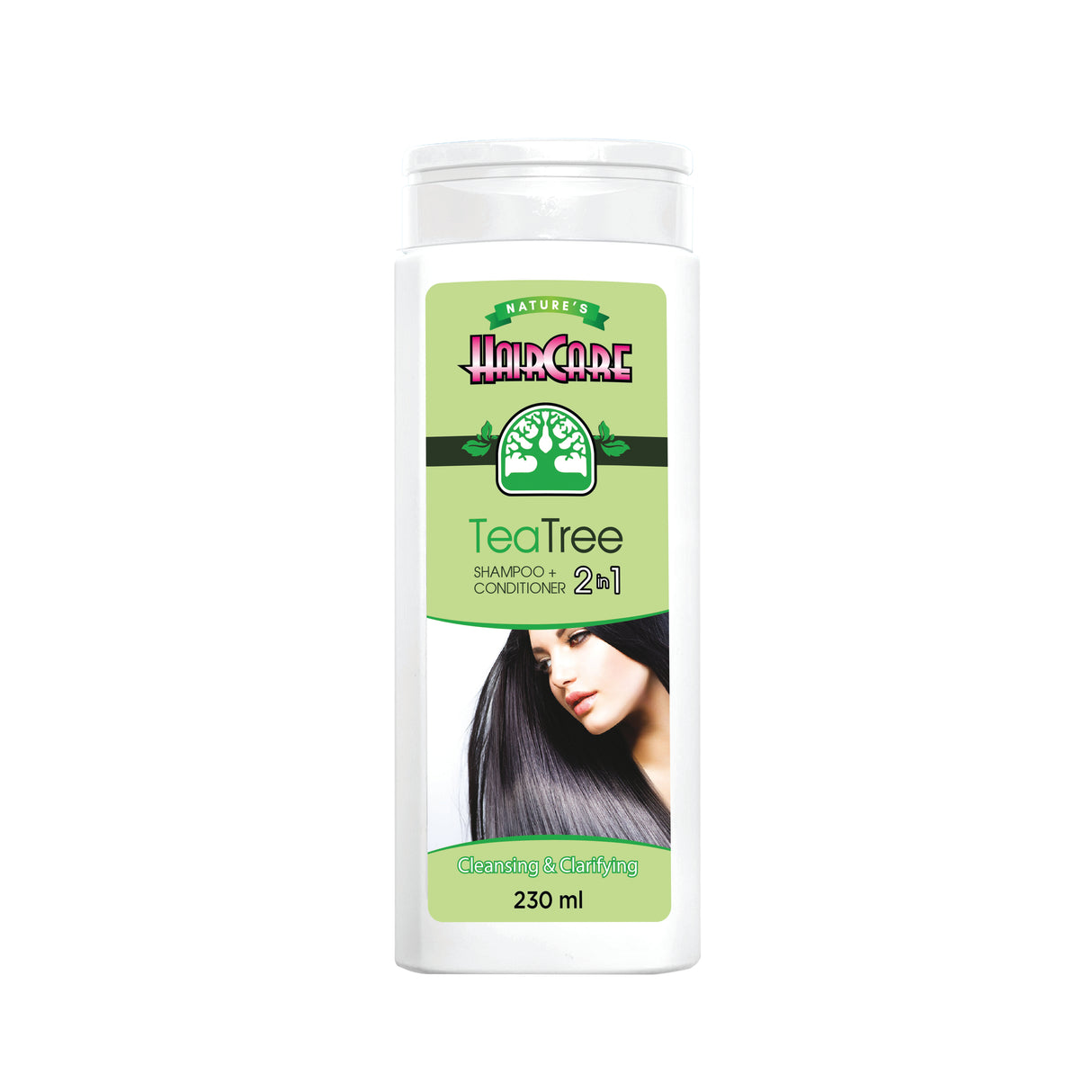 NATURE'S HAIRCARE TEA TREE 2-IN-1 SHAMPOO CONDITIONER (230mL)