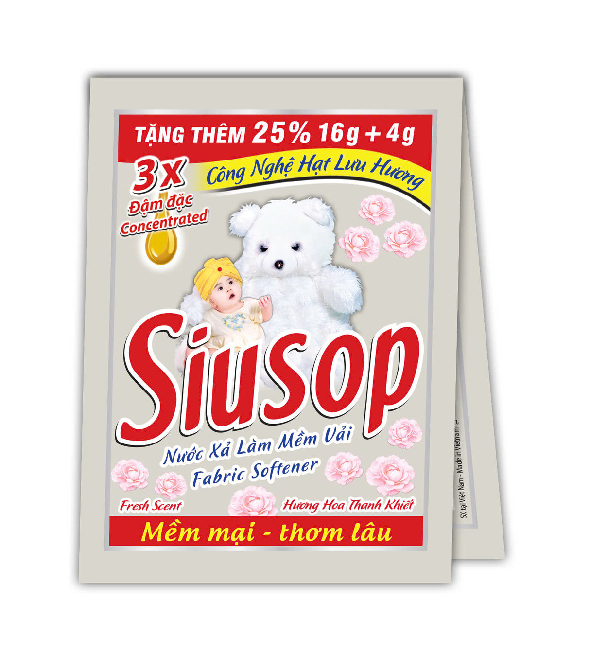 SIUSOP CONCENTRATED 3X FABRIC SOFTENER WHITE